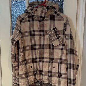 Burton Plaid Snow Jacket